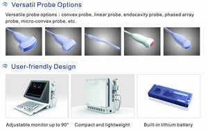 
                  
                    Ultrasound Color Doppler, Quality Continuous Wave CW & Two Probes, C7
                  
                