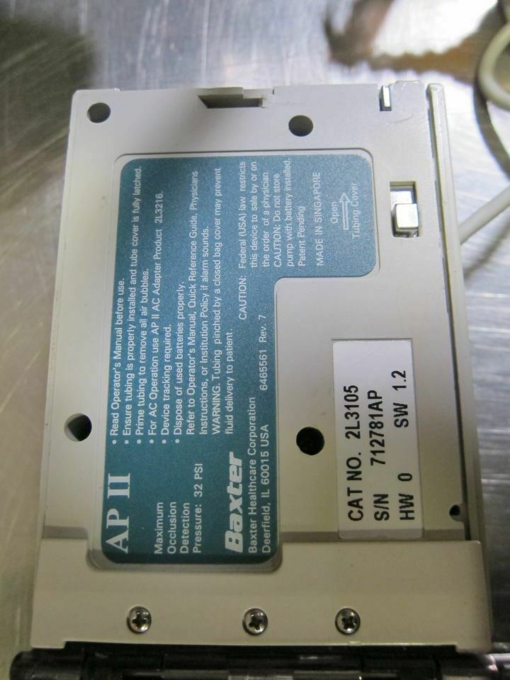 
                  
                    BAXTER IPUMP PAIN MANAGEMENT INFUSION PUMP
                  
                