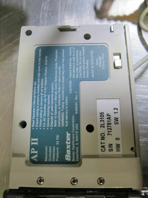 
                  
                    BAXTER IPUMP PAIN MANAGEMENT INFUSION PUMP
                  
                