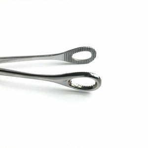 
                  
                    HS8242 Surgical Serrated Loop Sponge Forceps, Straight, 9-3/4" (DMT382)
                  
                