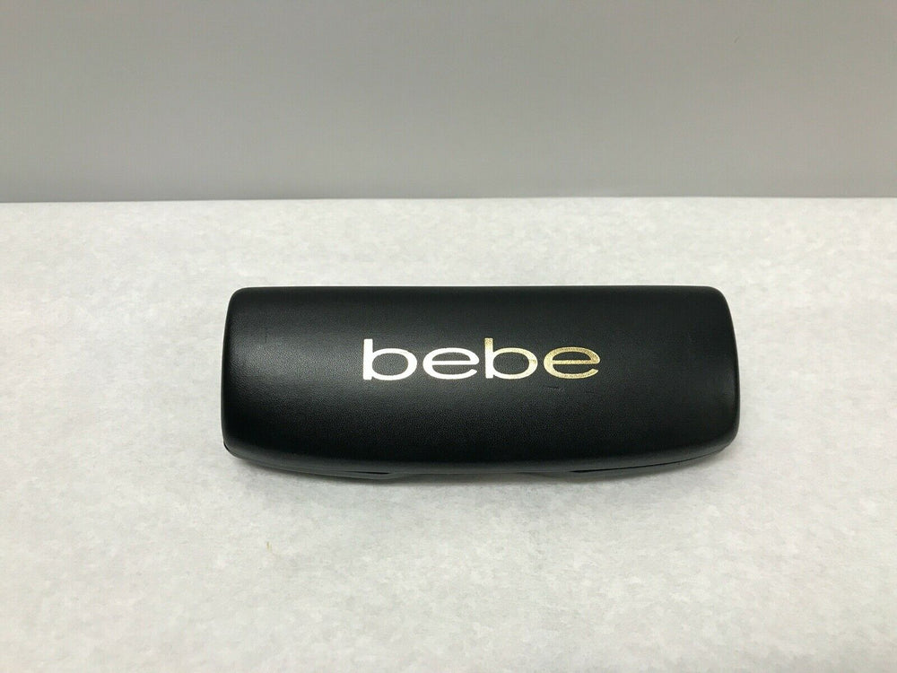 bebe Optical Logo Engraved Black Eyeglasses Hard Case | KMOPT-04