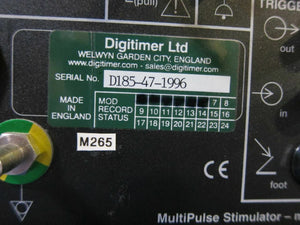 
                  
                    Digitimer D185 MultiPulse Transcranial Cortical Stimulator (595DM)
                  
                