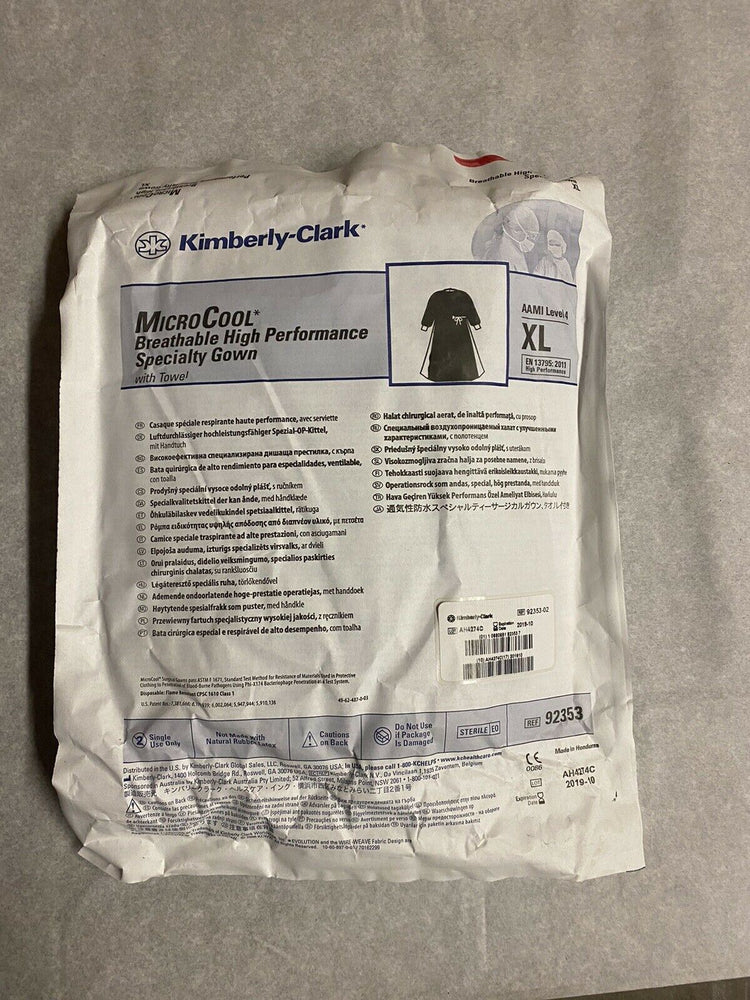 Kimberly Clark MicroCool High Performance Surgical Gown Large 92353 AAMI 4 XL