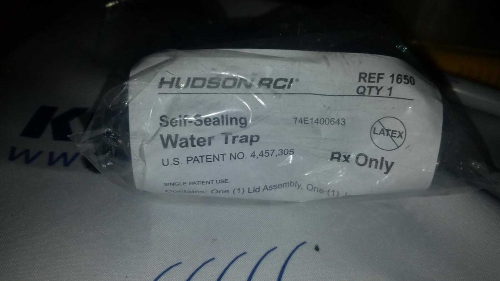 Teleflex 1650 Hudson RCI Adult Water Trap (Qty. 50) | NY1567