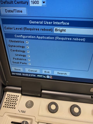 
                  
                    GE LOGIQ E Portable Ultrasound & phased array cardiac probe 3S-RS-Refurbished
                  
                