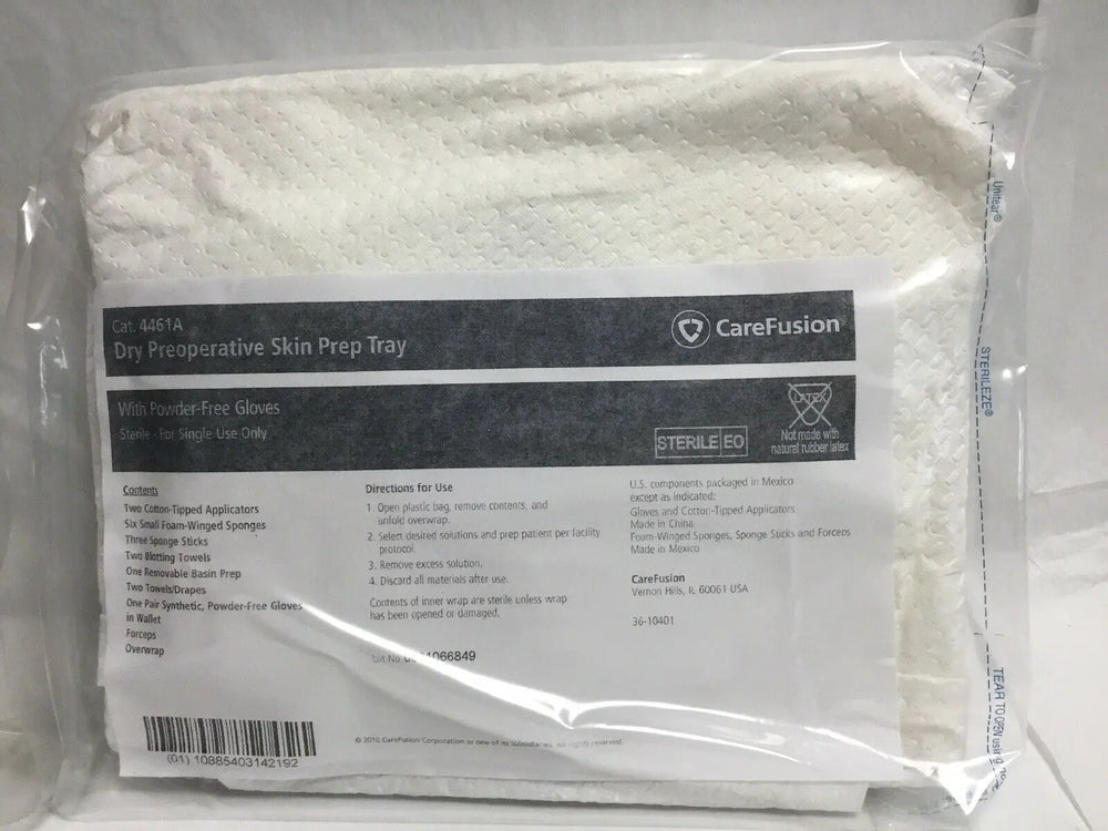 Carefusion 4461A Dry Preoperative Skin Prep Tray | KeeboMed