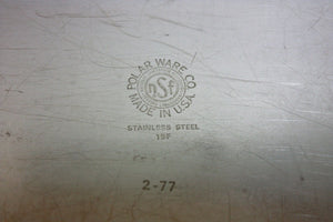 
                  
                    Polar Ware Stainless Steel 19F Instrument/Drying Tray (285GS)
                  
                