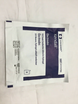 
                  
                    Covidien Kendall Electrodes #31115788 --Lot of 50 (102KMD)
                  
                