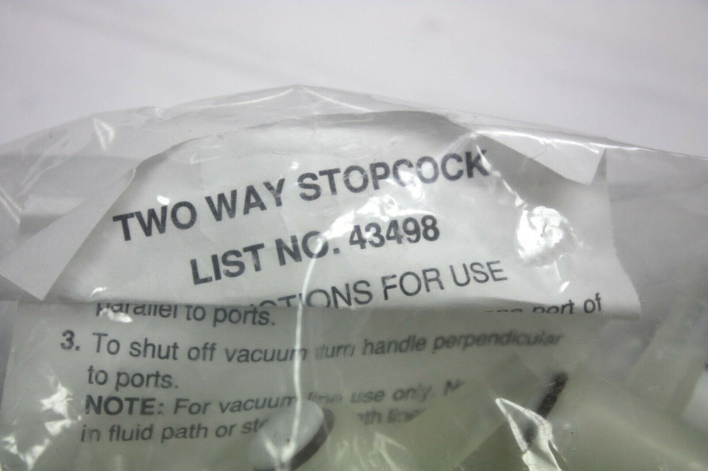 
                  
                    Abbott Laboratories Two-Way Stopcock (409GS)
                  
                