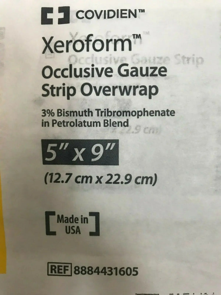 
                  
                    Covidien Xeroform Occlusive Gauze Strip Overwrap (650KMD)
                  
                