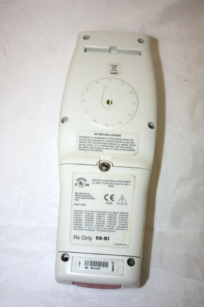
                  
                    Masimo Radical-7 Pulse CO-Oximeter (36RL)
                  
                