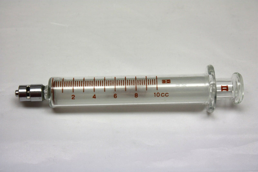 
                  
                    BD Multifit 10CC Glass Syringe with Luer Lock Tip (33GS)
                  
                