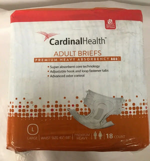 
                  
                    Cardinal Health Adult Briefs, Large, Case Of 3 (304kmd)
                  
                