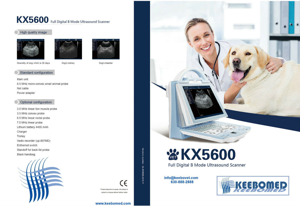 
                  
                    Veterinary Small Animal Ultrasound Scanner, Micro-Convex Probe 5-8Mhz USA seller
                  
                