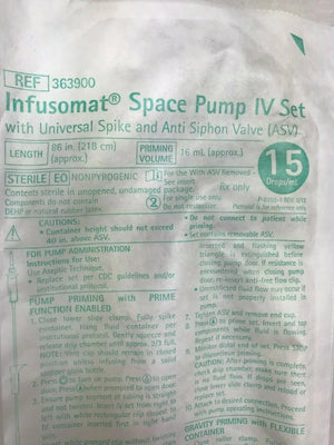
                  
                    BRAUN Infusomat Space Pump IV Set,  (364KMD)
                  
                