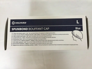 
                  
                    Halyard Spunbond Blue Large Bouffant Cap # 69801 (189KMD)
                  
                