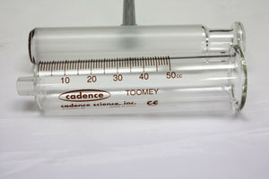 
                  
                    Cadence Science Toomey Evacuating Glass Syringes 50Ml with Catheter Tip | KeeboMed
                  
                