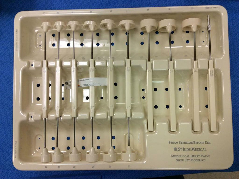 St Jude Mechanical Heart Valve Sizer Set--Model B905 (310GS)