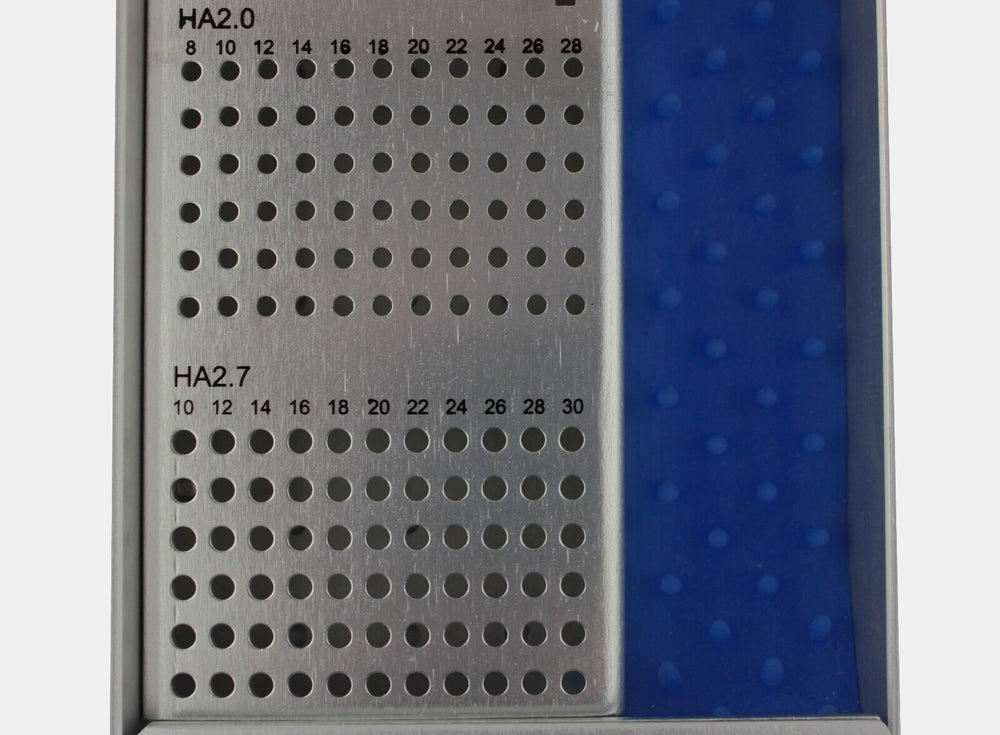 
                  
                    Small Orthopedic Screw Rack, Case With Cover for 1.5mm - 2.0mm - 2.7mm Screws
                  
                