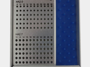 
                  
                    Small Orthopedic Screw Rack, Case With Cover for 1.5mm - 2.0mm - 2.7mm Screws
                  
                