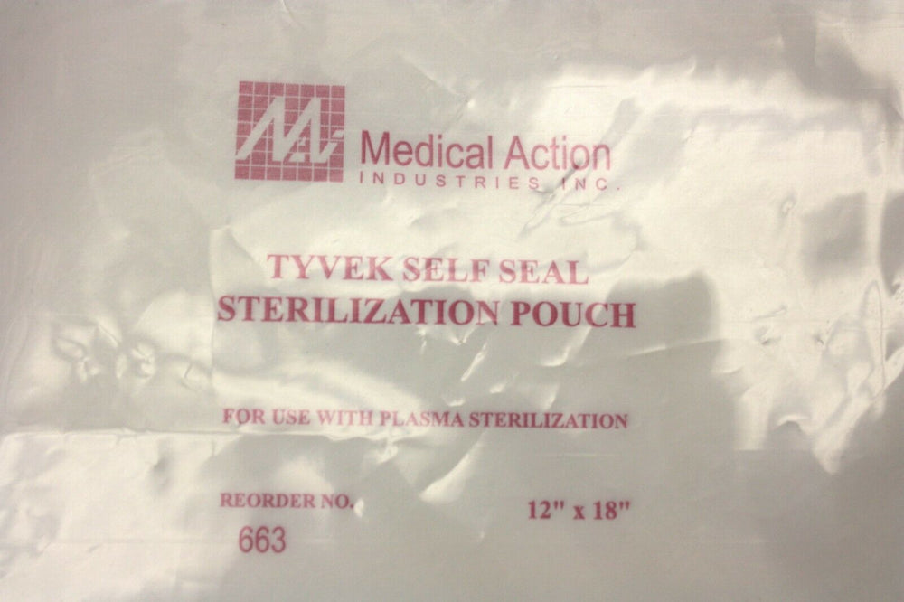 
                  
                    Tyvek  #663 Self Seal Sterilization Pouch,12" X 18", Latex Free (413GS)
                  
                
