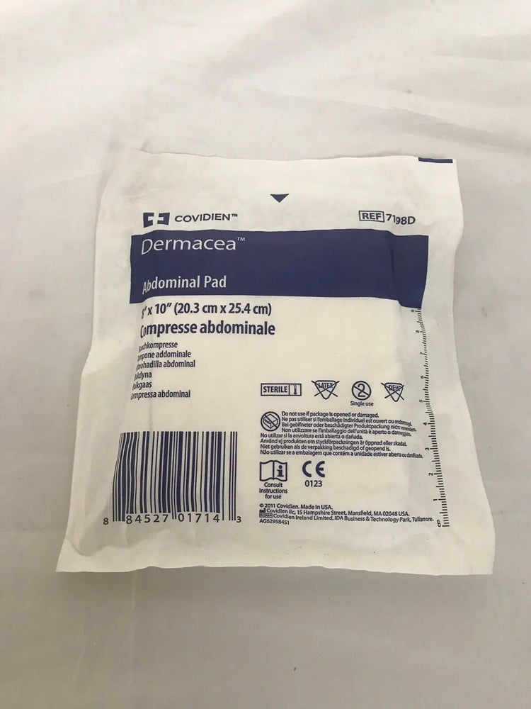 Dermacea Abdominal Pad, 8'' x 10'' Case of 50 (323KMD)