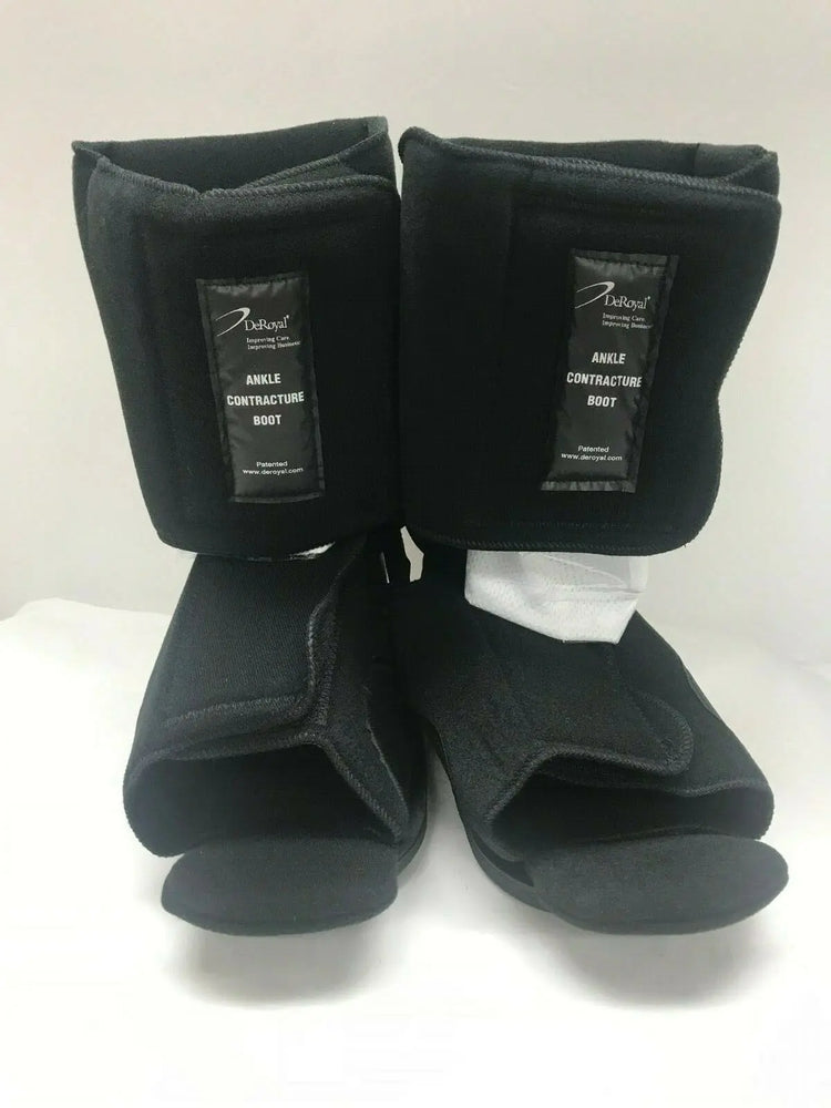 DeRoyal Ankle Contracture Boot with Vel-Foam Liner, Medium 1 Ct. (384KMD)