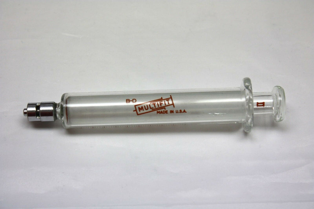 BD Multifit 10CC Glass Syringe with Luer Lock Tip (33GS)