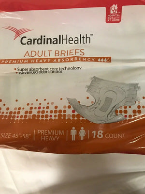 
                  
                    Cardinal Health Adult Briefs, Large, Case Of 3 (304kmd)
                  
                