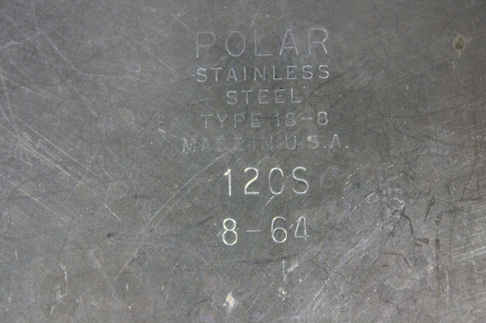 
                  
                    Polar Ware 120 S Stainless Steel Metal Tray (273GS)
                  
                