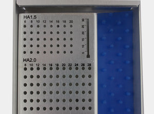 
                  
                    Small Orthopedic Screw Rack, Case With Cover for 1.5mm - 2.0mm - 2.7mm Screws
                  
                