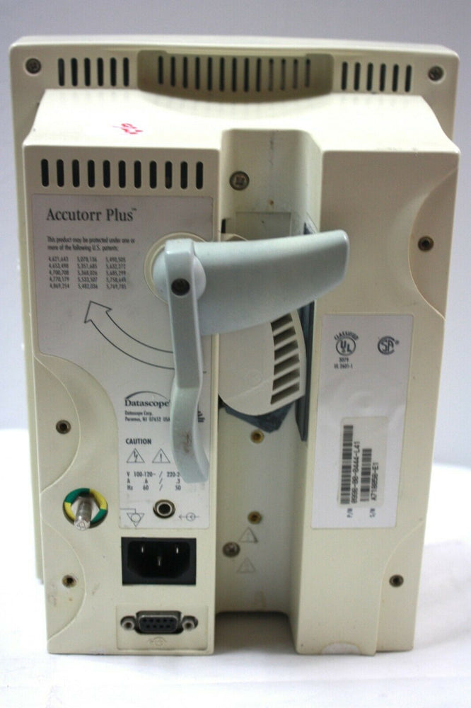 
                  
                    Datascope Accutorr Plus Patient Monitor (61RL)
                  
                