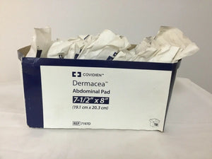 
                  
                    Dermacea Abdominal pads (7-1/2”x 8”) Pack Of 18 (248KMD)
                  
                