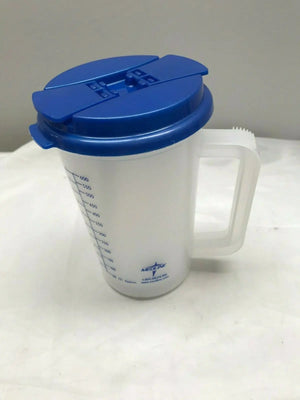 
                  
                    Medline Clear Insulated Carafe with Blue Lid, 22 oz - Pack of 45 (378KMD)
                  
                