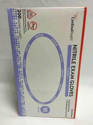 
                  
                    Cardinal Health Nitrile Exam Gloves-Size Medium (71KMD)
                  
                