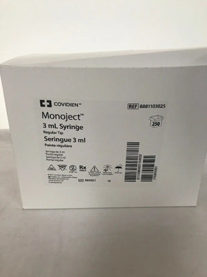 
                  
                    Covidien Monoject 3mL Syringe, Box Of 1000 (307 Kmd)
                  
                