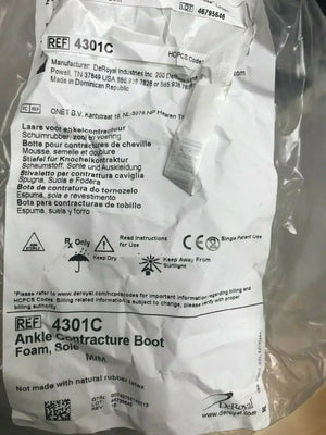 
                  
                    DeRoyal Ankle Contracture Boot with Vel-Foam Liner, Medium 1 Ct. (384KMD)
                  
                