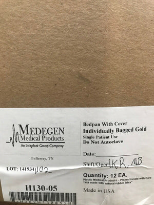 
                  
                    Medegen Bedpan With Cover (595KMD)
                  
                