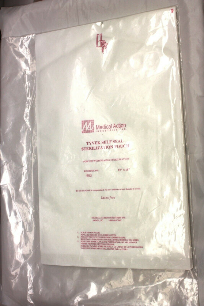 Tyvek  #663 Self Seal Sterilization Pouch,12