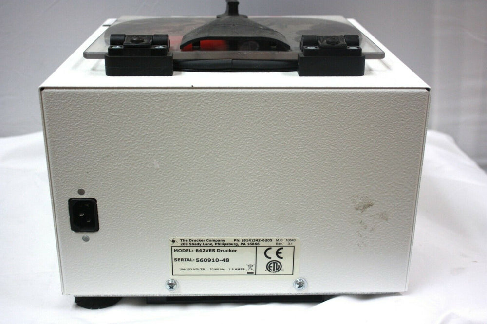 
                  
                    Drucker 642VES Variable Speed Centrifuge (53RL)
                  
                