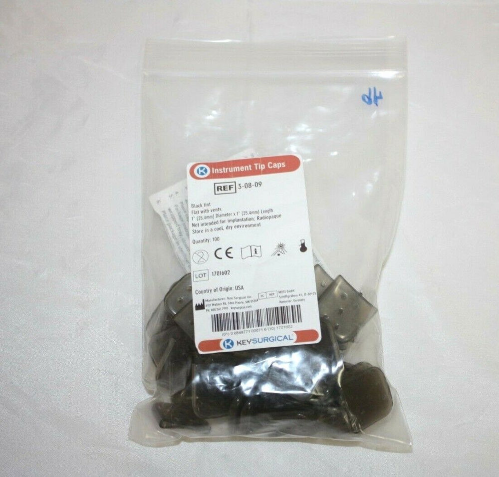 
                  
                    Instrument Tip Caps, Black tint flat with vents, Qty 46 1" X 1" (167GS)
                  
                