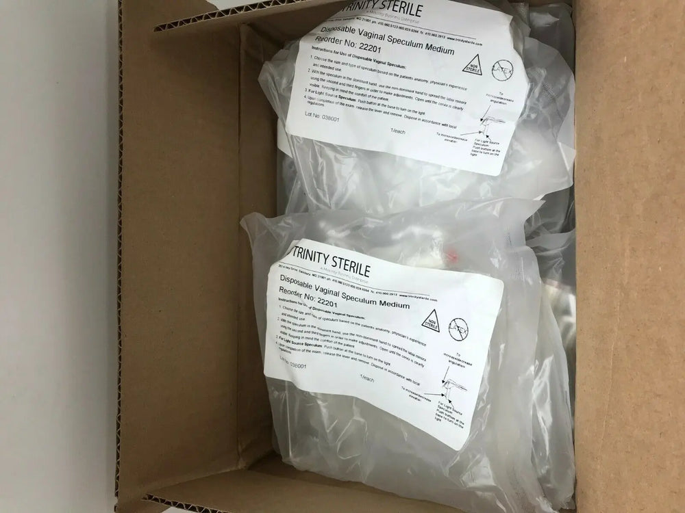 
                  
                    Trinity Sterile Disposable Vaginal Speculum Medium - Case of 25 (375KMD)
                  
                