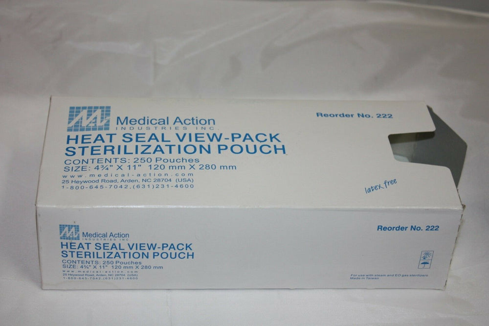 
                  
                    Heat Seal View Sterilization Pouch 4 3/4" x 11"--Partial Box (143GS)
                  
                