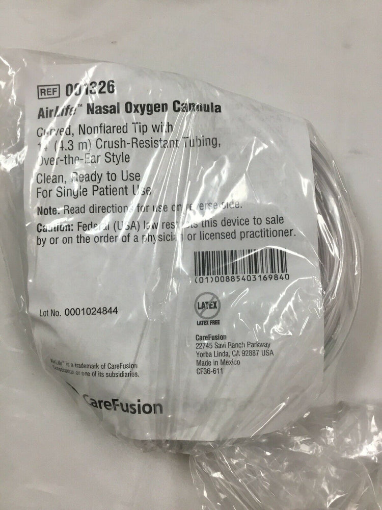 CareFusion AirLife Nasal Oxygen Cannula NonFlared Tip (97KMD)