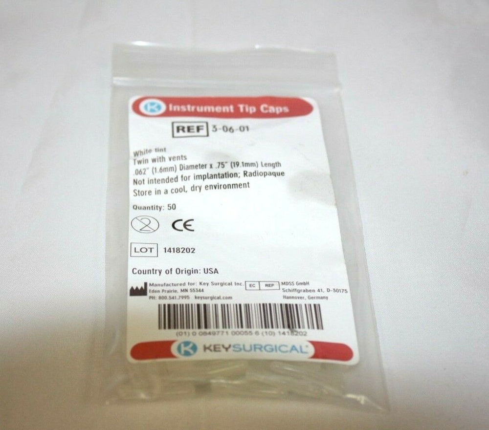 
                  
                    Instrument Tip Caps,White Tint, Twin w/vents .062" X .75"--Qty 22 (163GS)
                  
                