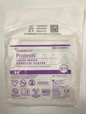 
                  
                    Cardinal Health Protexis 2D72NT85X Latex Micro Surgical Gloves Size 8-1/2 | KeeboMed
                  
                