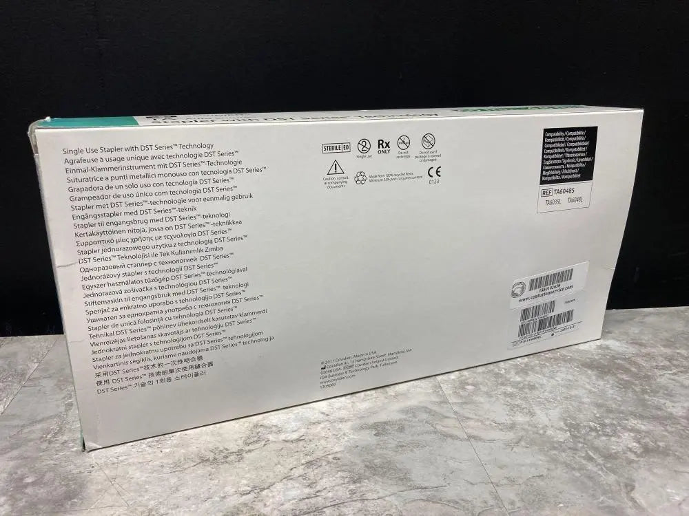 
                  
                    COVIDIEN TA STAPLER WITH DST SERIES TECHNOLOGY TA6048S | DESCE-08
                  
                