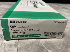 
                  
                    COVIDIEN GIA STAPLER WITH DST SERIES TECHNOLOGY GIA8048S | DESCE-10
                  
                