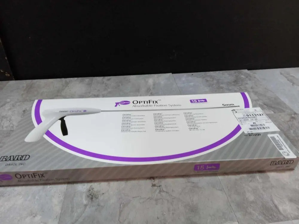 
                  
                    BARD OPTIFIX 15 ABSORBABLE FIXATION SYSTEM 39 CM X 5MM CANNULA 113127 | DESCE-16
                  
                