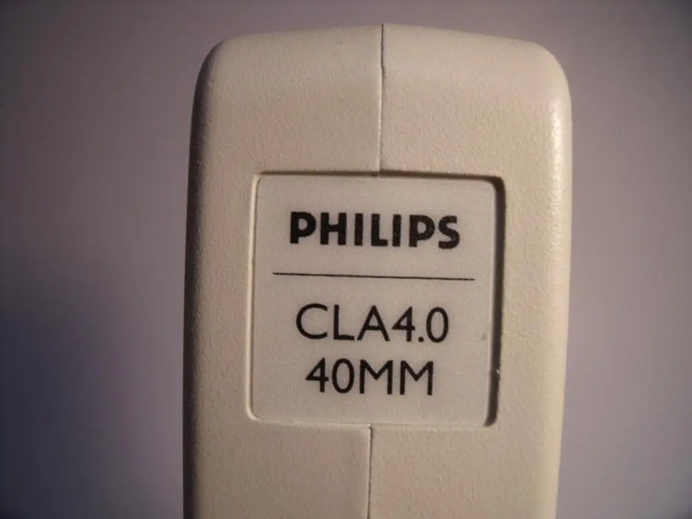 
                  
                    Philips CLA4.0 Ultrasound Transducer Probe CLA4.0 40mm
                  
                